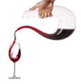 داء النبيذ الزجاجي الكريستالي على شكل حرف U.